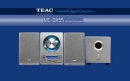 TEAC MC-DX55 Silber - Ultraflaches CD-Receiversystem mit...