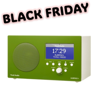 Tivoli Audio Albergo+ Grün DAB/DAB+/FM Uhrenradio mit Bluetooth | Neu