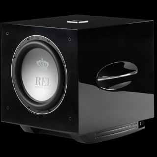 REL S/812 schwarz hochglanz - 12 Zoll Aktiv Subwoofer