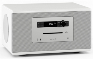 Sonoro HIFI Weiss Matt - Musiksystem FM DAB+ Bluetooth | Aussteller, wie neu