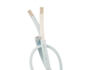 Supra Cables Ply Lautsprecherkabel, Preis pro Meter 2x3,4mm² Weiß