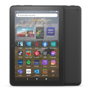 Amazon Fire HD 8 (2022) Tablet, 8 Zoll, Schwarz, mit 32 oder 64 GB