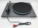 Rega Planar 1 - "MD-Sound-Edition" mit Optiwhite Floatglas-Teller und manuellem Antiskating, Schwarz | Auspackware, sehr gut