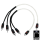 Ampire X-30S Y-Kabel 30cm, 2 Stecker - 1 Buchse