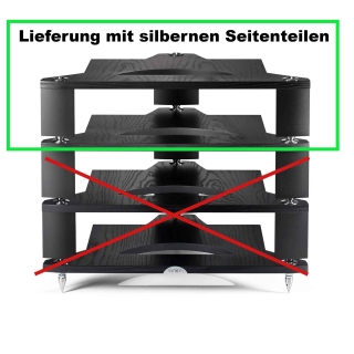 Naim Fraim Lite MED silber/esche schwarz Erweiterungsebene Stück | Vorführung