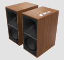 Klipsch The Nines Walnuss Aktiv Regallautsprecher, Paar | Auspackware, wie neu