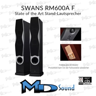 SWANS RM600A F Schwarz Pianolack 3-Wege  Standlautsprecher, Stückpreis