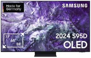 SAMSUNG GQ77S95DATXZG +++ JETZT 500 € Cashback JETZT+++ 195 cm, 77 Zoll 4K Ultra HD OLED TV | Neu