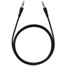 Oehlbach RCA D1C84018 Klinke Audio Anschlusskabel [1x Klinkenstecker 3.5 mm - 1x Klinkenstecker 3.5 mm] 1.50 m Schwarz