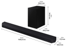 SAMSUNG HW-Q610GC/ZG Titanschwarz 3.1.2 Kanal Q-Symphony Soundbar