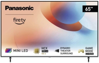 PANASONIC TV-65W95AEG ++ 200,-EURO CASHBACK ++ 164 cm, 65 Zoll Mini LED 4K Ultra HD TV mit Fire TV | Neu