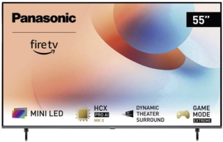 PANASONIC TV-55W95AEG ++ 150,-EURO CASHBACK ++ 139 cm, 55 Zoll Mini LED 4K Ultra HD TV mit Fire TV | Neu