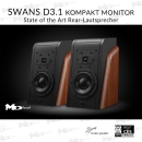 SWANS D3.1 Kompakt Monitor - Palisander - HighEnd-Lautsprecher der Extraklasse - Paarpreis