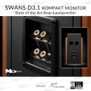 SWANS D3.1 Kompakt Monitor - Palisander - HighEnd-Lautsprecher der Extraklasse - Paarpreis