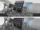 Dynavin D9-T5TP Premium Android Autoradio für VW T5 mit 4 x 100W Class-D Verstärker, 10,1 Zoll Display (hochauflösend), Inkl. Head-up-Display, Apple CarPlay und Android Auto