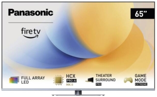 PANASONIC TV-65W93AE7 164 cm, 65 Zoll 4K Ultra HD LED TV mit Fire TV