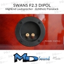 Swans F2.3 Rear Dipol HighEnd Lautsprecher - Echtholz Pianolack - Paarpreis