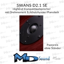 Swans D2.1 SE, HighEnd Kompaktlautsprecher mit Drehmoment...