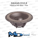 Swans D10.8 HighEnd Mid-Bass/Mitteltieftöner- Paarpreis