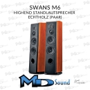 Swans M6 HighEnd Standlautsprecher in Echtholz - Paarpreis