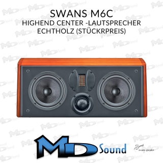 Swans M6C HighEnd Center-Lautsprecher in Echtholz