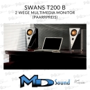 Swans T200B 2-Wege-Multimedia Monitor - Paarpreis | Neu