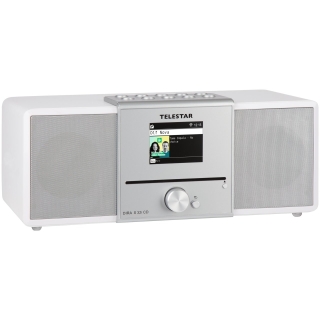 Telestar DIRA S 32i CD Hybrid Stereo-Radio weiss-silber | Aussteller, wie neu