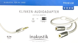 Inakustik Premium Klinken-Audio-Adapter | 0,2 m