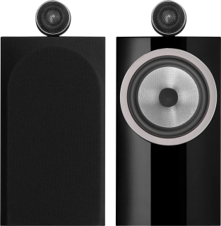 Bowers & Wilkins B&W 705 S3 - Regallautsprecher, Paar Glanzschwarz | Auspackware, sehr gut