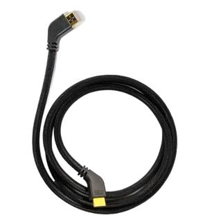 EAGLE CABLE Deluxe HighSpeed HDMI-Kabel mit Ethernet, angewinkelt | 1,6 m