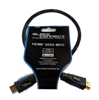 Black Connect Professional HDMI-Kabel, OFC | 0,5 m