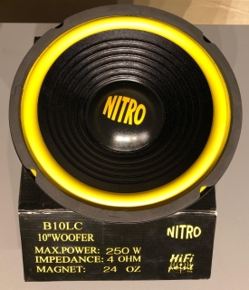 Nitro B12LC 12 Zoll Subwooferchassis mit 250 Watt auf 4 Ohm | Auspackware, sehr gut