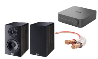 Bundle Wiim Amp PRO Streamer + Heco Aurora 200 schwarz + Inakustik Star | UVP 882 €