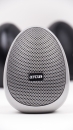 Arcus "the egg" Silber Hochw. Metall Satelliten-Lautsprecher inkl. Kabel, Set (8 Stück) UVP 396- €