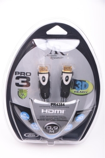 Acoustic Research PR4384 0,90 m High End PRO3 HDMI Kabel UVP 49,99 € | Neu