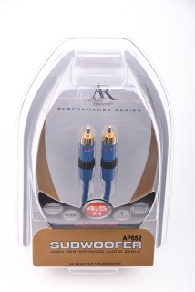 Acoustic Research AP052 4,5m NEU HighEnd Performance Audio Subwoofer Kabel | 38092