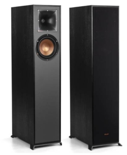 KLIPSCH R-610F Schwarz 2-Wege Standlautsprecher Stück | Aussteller, siehe Foto